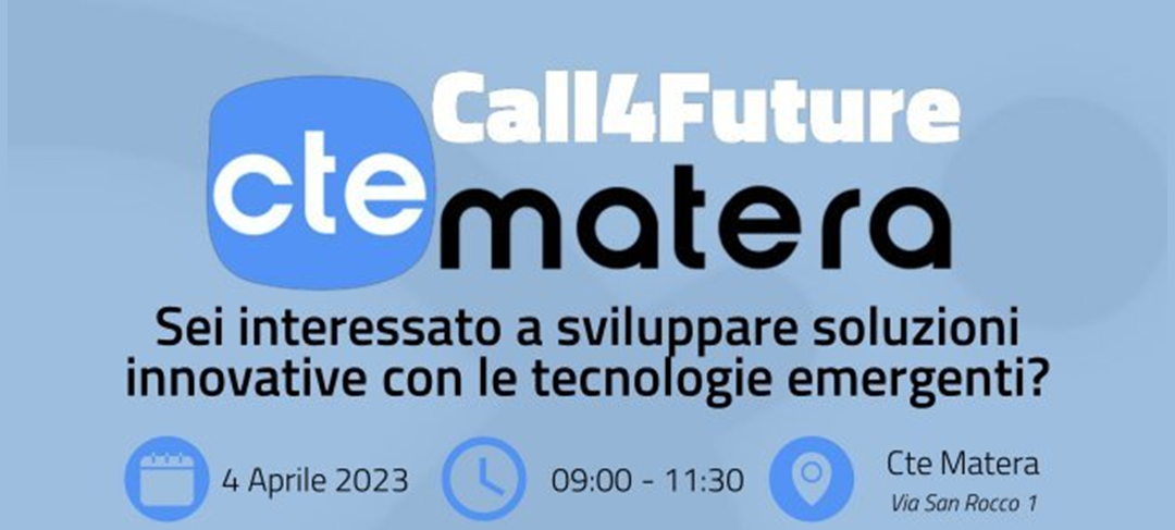 CTE Matera e Piemonte Innova insieme a sostegno delle imprese lucane