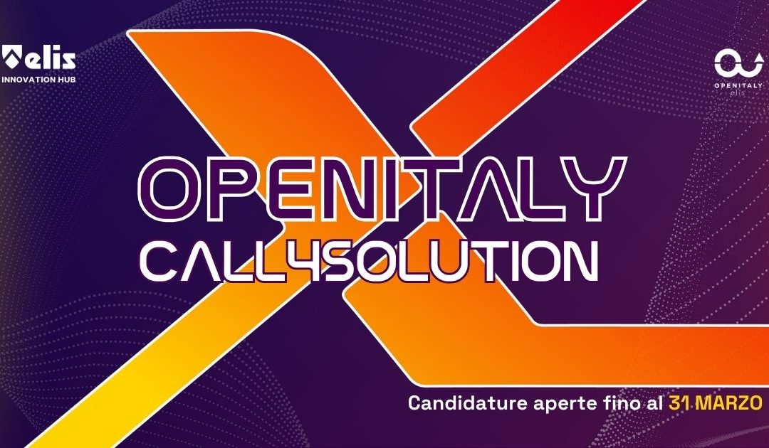 Call4Solution di Open Italy per sviluppare Proof of Concept (PoC)