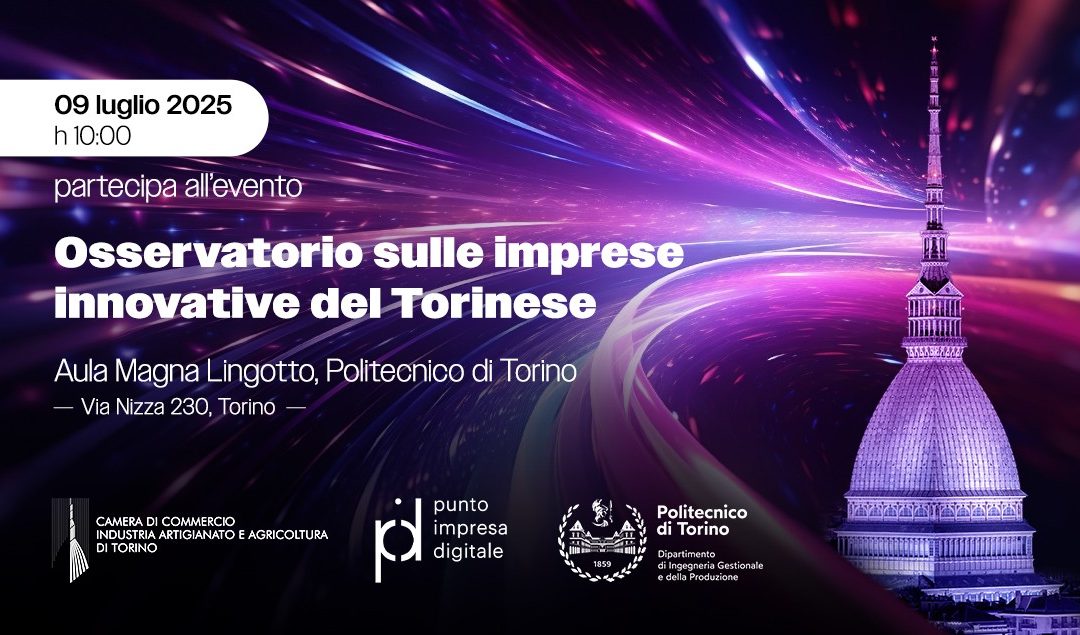 Presentazione Osservatorio Imprese Innovative del Torinese – 9 luglio