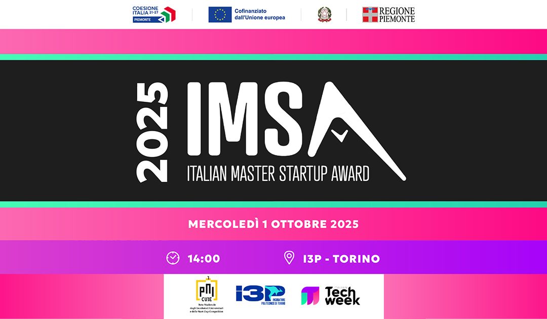 Premio Italian Master Startup Award IMSA 2025 – 1 ottobre 2025