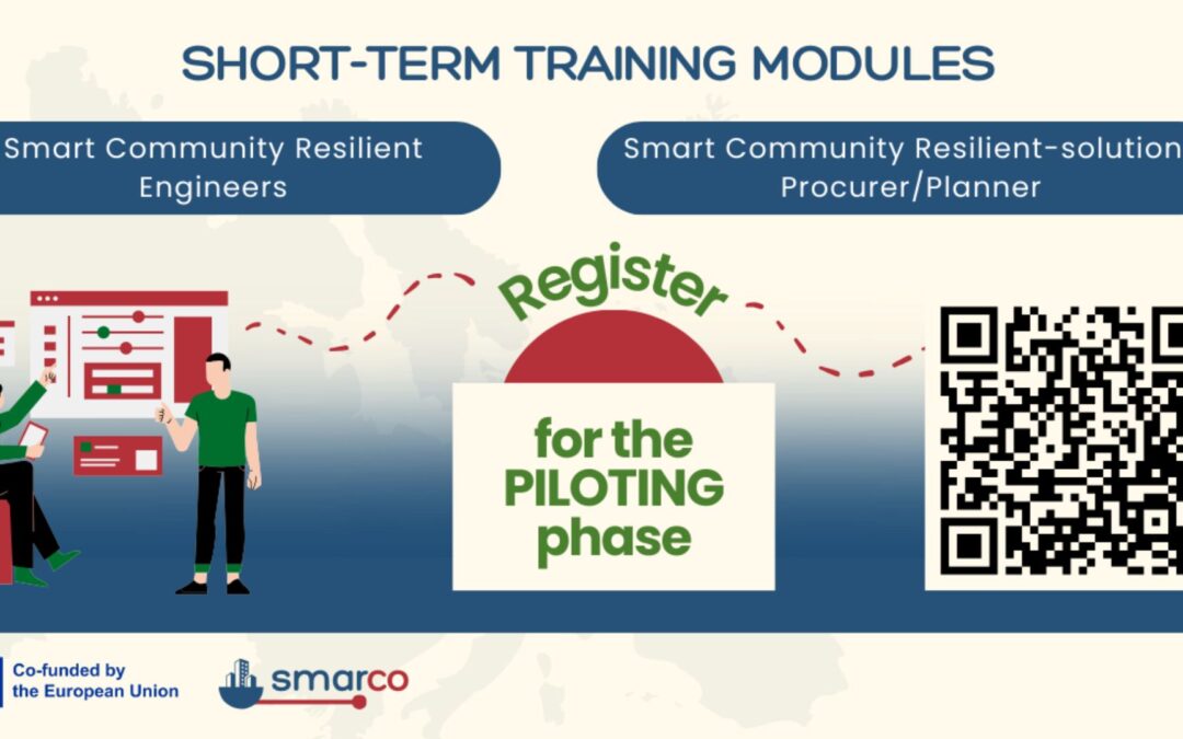 Progetto SMARCO: candidati ai nuovi Short-Term Training Modules