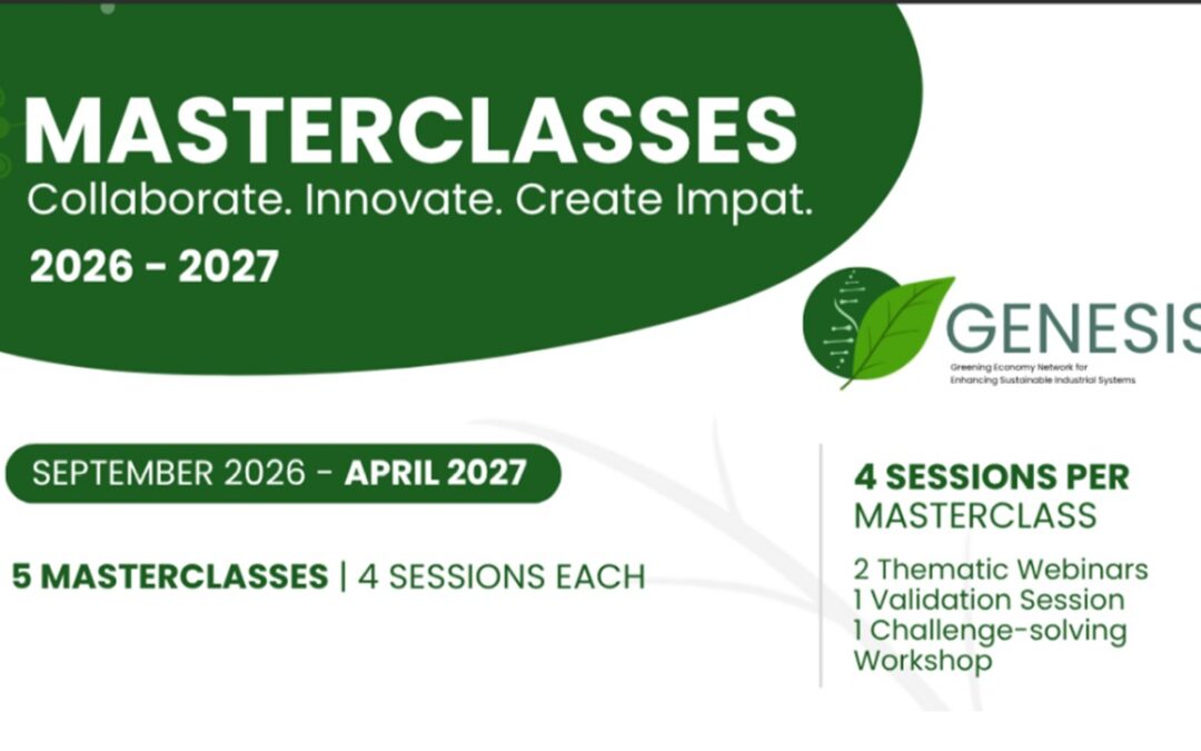 GENESIS Masterclasses – Iscrizioni aperte