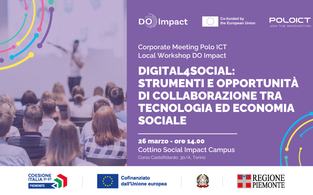 Digital4Social: a Torino il workshop europeo su tecnologia ed economia sociale