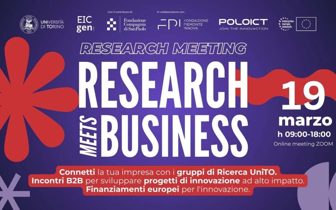 Research Meeting | Research Meets Business_19 marzo Online Meeting ZOOM