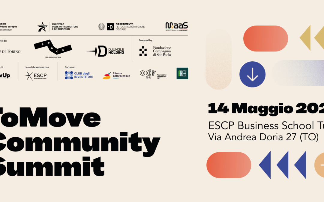 ToMove Community Summit: dalla sperimentazione al mercato_14 maggio