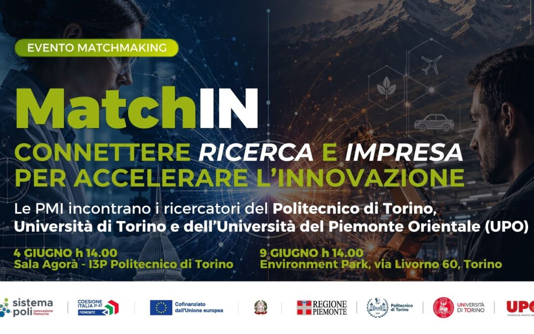 MatchIN — Connettere Ricerca e Impresa per accelerare l’innovazione_ 4 e 9 giugno