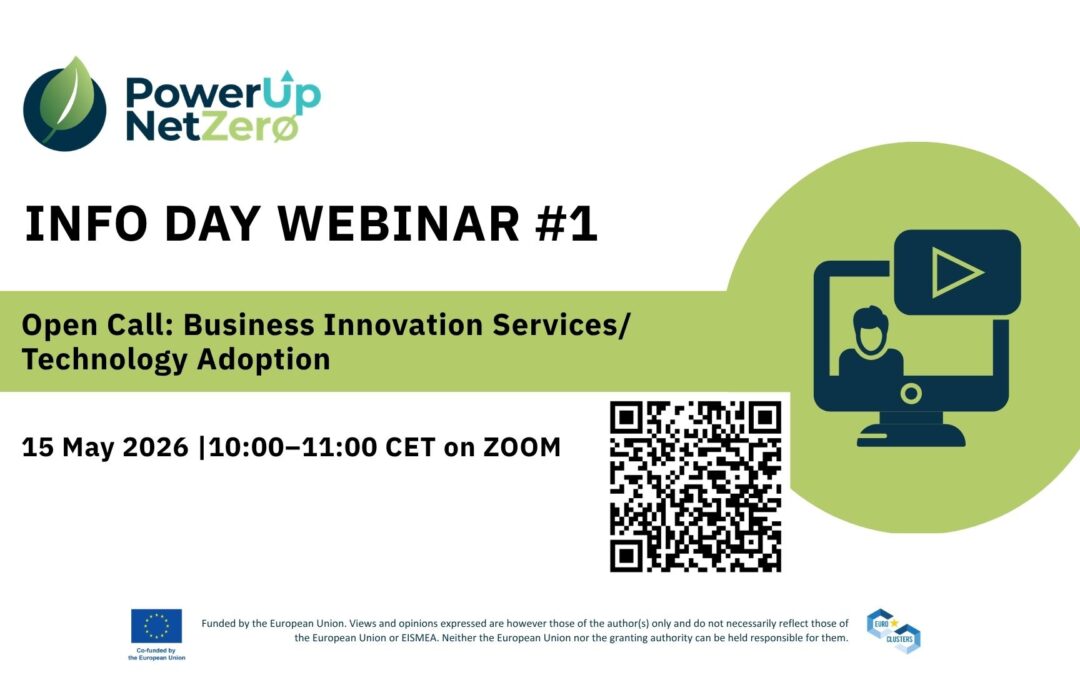 Webinar informativo il 15 maggio alle ore 10 sulla Open Call dedicata a servizi per l’innovazione e adozione tecnologica