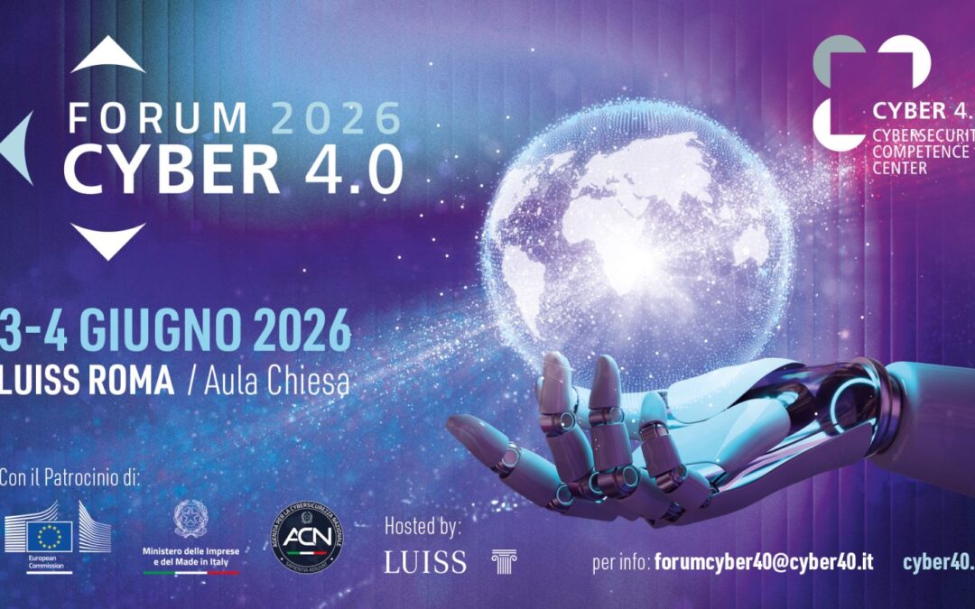 Forum Cyber 4.0 2026: a Roma l’evento su cybersecurity e innovazione digitale_3e4giugno
