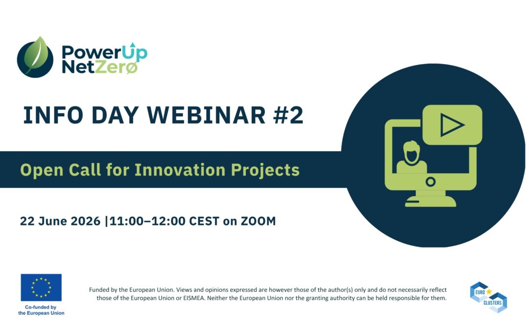 PowerUp NetZero: Info Day dedicato alla Call for Innovation Projects – 22 giugno 2026
