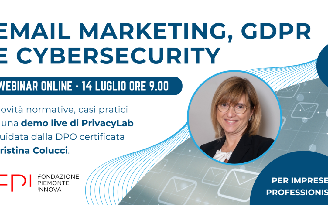 Email Marketing, GDPR e Cybersecurity | Webinar FPI_14 luglio
