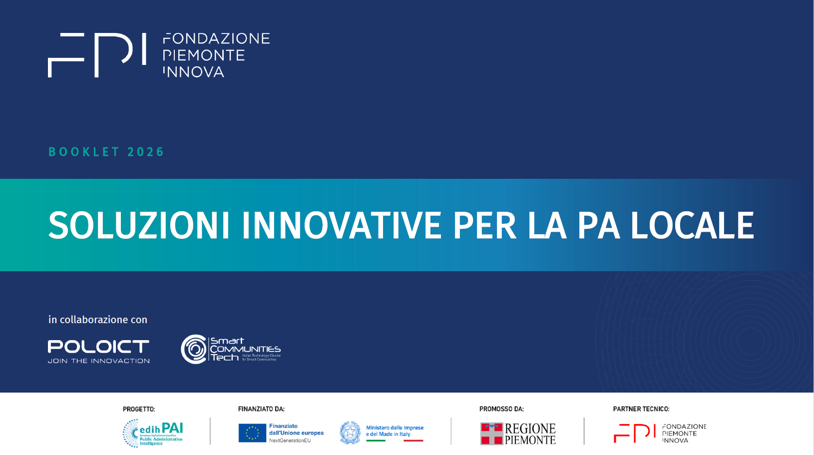 copertina del booklet Soluzioni Innovative per la PAL