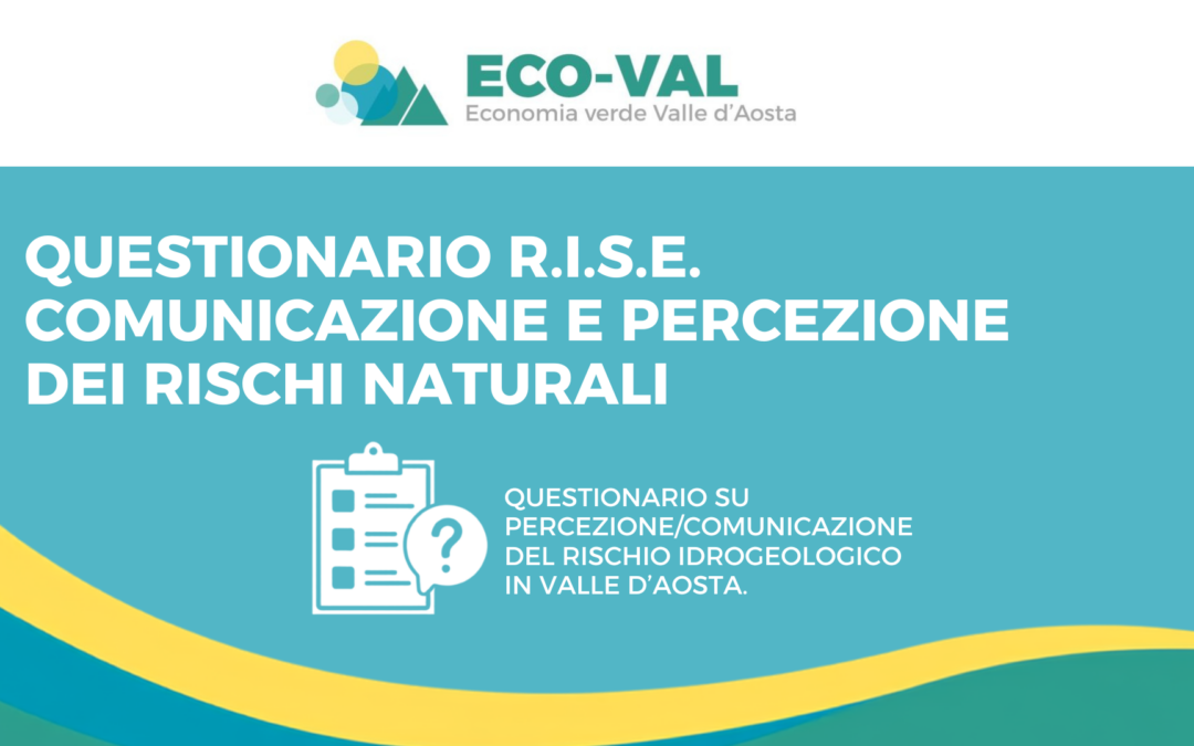 R.I.S.E.: il questionario sulla percezione dei rischi naturali in Valle d’Aosta